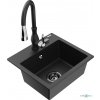 MEXEN/S MEXEN/S - Milo granitový drez 1-miska vrátane batérie Savita, čierna/strieborná metali 6505-73-672601-70-B MEXEN/S MEXEN/S - Milo granitový drez 1-miska vrátane batérie Savita, čierna/strieborná metali 6505-73-672601-70-B