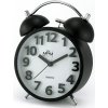 MPM Quality Analógový kovový budík MPM Happy Morning - čierny C01.4056.90 MPM Quality Analógový kovový budík MPM Happy Morning - čierny C01.4056.90
