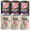 DOLINA NOTECI Rafi s krůtím masem 3x400g + Wild Farm Pate Lamb 3x400g DOLINA NOTECI Rafi s krůtím masem 3x400g + Wild Farm Pate Lamb 3x400g