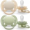 Philips AVENT Cumlík Ultrasoft 0 - 6m Zelená / Hnedá + Sterilizátor Philips AVENT Cumlík Ultrasoft 0 - 6m Zelená / Hnedá + Sterilizátor