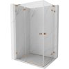 MEXEN/S - Lunar L Duo sprchovací kút dvere krídlové 115 x 110, transparent, meď kartáčovaná 834L-115L-110P-65-00 MEXEN/S - Lunar L Duo sprchovací kút dvere krídlové 115 x 110, transparent, meď kartáčovaná 834L-115L-110P-65-00