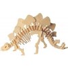 Dřevěné 3D puzzle skládačka dinosauři - Stegosaurus J002 Dřevěné 3D puzzle skládačka dinosauři - Stegosaurus J002