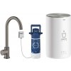 Grohe Red - Drezový ventil Mono s ohrevom vody a filtráciou, zásobník M, kefovaný Hard Graphite - 30085AL1 Grohe Red - Drezový ventil Mono s ohrevom vody a filtráciou, zásobník M, kefovaný Hard Graphite - 30085AL1