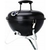 Prenosný gril na drevené uhlie s vekom 37 cm čierna KO-C83000390 Prenosný gril na drevené uhlie s vekom 37 cm čierna KO-C83000390