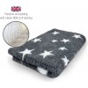 DRYBED Premium Vet Bed Hviezdy antracit + biely 100 x 75 cm DRYBED Premium Vet Bed Hviezdy antracit + biely 100 x 75 cm