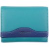 SEGALI Dámska kožená peňaženka SEGALI 61420 tyrkysová/modrá SEGALI Dámska kožená peňaženka SEGALI 61420 tyrkysová/modrá