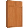 Skriňa s posuvnými dverami a nadstavcom 150 cm CLP mono olcha Skriňa s posuvnými dverami a nadstavcom 150 cm CLP mono olcha
