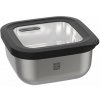 Čtvercová ocelová nádoba 400 ml Gefu Provido G-12777 Čtvercová ocelová nádoba 400 ml Gefu Provido G-12777