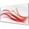 Sklenený obklad Do kuchyne Červená abstrakcia umenie 100x50 cm Sklenený obklad Do kuchyne Červená abstrakcia umenie 100x50 cm