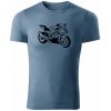 T-ričko BMW S1000RR pánske tričko Farba trička: Denim, Veľkosť: XS T-ričko BMW S1000RR pánske tričko Farba trička: Denim, Veľkosť: XS