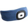 Čelenka s čelovkou 180lm, nabíjecí, USB, univerzální velikost, bavlna/PE, modrá Čelenka s čelovkou 180lm, nabíjecí, USB, univerzální velikost, bavlna/PE, modrá