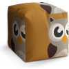 Sablio Taburet Kreslená sova: 40x40x40 cm Sablio Taburet Kreslená sova: 40x40x40 cm