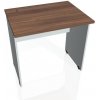 Pracovný stôl Gate, 80x75,5x60 cm, orech/sivý Pracovný stôl Gate, 80x75,5x60 cm, orech/sivý