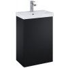 Tila MYLLO SET 45 cm umývadlo + skrinka 46 x 30,5 x 68,5 cm čierna matná TN8379