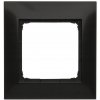 KONTAKT-SIMON S.A. Rámček 1-násobný čierny matný 87x82x9,5mm KONTAKT-SIMON S.A. Rámček 1-násobný čierny matný 87x82x9,5mm