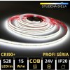 LEDprodukt 5m PROFI LED pásik 528LED/m COB 15W/m studená biela IP20 24V LEDprodukt 5m PROFI LED pásik 528LED/m COB 15W/m studená biela IP20 24V