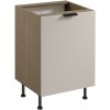 Nábytek PEGAS s.r.o. Dolní skřínka SORENTO D60 (P/L) - Baltic Storm/Béžová Nábytek PEGAS s.r.o. Dolní skřínka SORENTO D60 (P/L) - Baltic Storm/Béžová