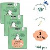 Moomin Baby 3 Midi 5 – 8 kg (144 ks) Moomin Baby 3 Midi 5 – 8 kg (144 ks)