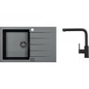Granitový drez s batériou ALVEUS CADIT 20 Carbon 91 790x500 mm + batéria Zeos-P SETA23219 Granitový drez s batériou ALVEUS CADIT 20 Carbon 91 790x500 mm + batéria Zeos-P SETA23219