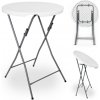 Skladací stolík GALA 80 cm biely Skladací stolík GALA 80 cm biely