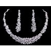 Súprava šperkov (náušnice a náhrdelník) RHINESTONE, svadobná Súprava šperkov (náušnice a náhrdelník) RHINESTONE, svadobná