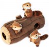 ZippyPaws Burrow Log with 3 Chipmunks 35,5 cm ZippyPaws Burrow Log with 3 Chipmunks 35,5 cm