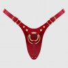 strap-on-me Leatherette Harness Fabulous One Size Red Glossy