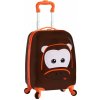 Detský kufor Snowball Opice 4W SX 28 L hnedá Detský kufor Snowball Opice 4W SX 28 L hnedá