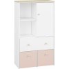 Nábytek PEGAS s.r.o. Komoda Elmo 08, Bílá Alpská/Buk Fiord Nábytek PEGAS s.r.o. Komoda Elmo 08, Bílá Alpská/Buk Fiord