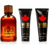 Dsquared² Wood For Him - EDT 100 ml + sprchový gél 100 ml + balzám po holení 100 ml