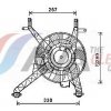 Ventilátor chladenia motora AVA Clever Choice FD7558 Ventilátor chladenia motora AVA Clever Choice FD7558