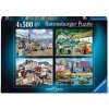 RAVENSBURGER Puzzle Happy Days č.8: Dovolenka 4x500 dielikov RAVENSBURGER Puzzle Happy Days č.8: Dovolenka 4x500 dielikov