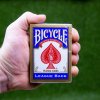 Jumbo Face Playing Card Deck od Bicycle hrací karty Červená