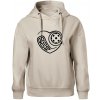 Florbal love - Oversized mikina dámská Moon - kratšia + širšia - L ( Ľadovo sivá ) Florbal love - Oversized mikina dámská Moon - kratšia + širšia - L ( Ľadovo sivá )
