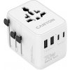 Canyon OnTour 70, univerzálny cestovný adaptér pre 200 krajín, 70W, 3xUSB-C / 2xUSB-A CNS-TA70W1006W - Cestovný adaptér Canyon OnTour 70, univerzálny cestovný adaptér pre 200 krajín, 70W, 3xUSB-C / 2xUSB-A CNS-TA70W1006W - Cestovný adaptér