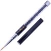 MollyLac Zdobiaci štetec čierny s kamienkami 10mm č.2 prírodný vlas MollyLac Zdobiaci štetec čierny s kamienkami 10mm č.2 prírodný vlas