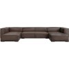 Windsor & Co Sofas kožená rohová pohovka do U Madame Hnedá