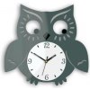 Sammer Hodiny na stenu pre deti- Sova EuleGray&White Sammer Hodiny na stenu pre deti- Sova EuleGray&White