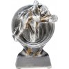 RS900 Figúrka odlievaná strieborná judo H-13 cm 15,5 cm,Výška cm