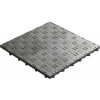 Plastová dlaždica Florco Grip 40 x 40 cm s klick systémom strieborná balenie 6 ks Plastová dlaždica Florco Grip 40 x 40 cm s klick systémom strieborná balenie 6 ks