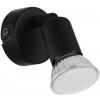 Eglo | Eglo 32428 - LED Nástenné bodové svietidlo BUZZ-LED 1xGU10/2,8W/230V 3000K čierna | EG32428 Eglo | Eglo 32428 - LED Nástenné bodové svietidlo BUZZ-LED 1xGU10/2,8W/230V 3000K čierna | EG32428
