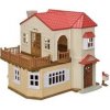 Sylvanian familes Patrový dům s červenou střechou a se světly, nový Sylvanian familes Patrový dům s červenou střechou a se světly, nový