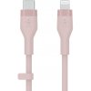 Belkin CAA009bt3MPK USB-C na LTG_silikon, 3m, růžový Belkin CAA009bt3MPK USB-C na LTG_silikon, 3m, růžový