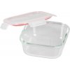 Dóza MagicHome, štvorcová, 800 ml, s vekom, Clip, sklenená Dóza MagicHome, štvorcová, 800 ml, s vekom, Clip, sklenená