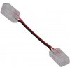 Konektor uhlový pre COB LED pásiky 8mm 2pinový obojstranný 12-24V DC 3A Konektor uhlový pre COB LED pásiky 8mm 2pinový obojstranný 12-24V DC 3A