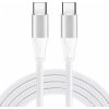 USB‑C kábel 1 m biely 60 W PD a QC USB‑C kábel 1 m biely 60 W PD a QC