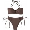Amparo Miranda Elegantné hnedé dvojdielne bikiny 66602