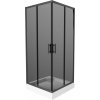 MEXEN/S - Rio sprchovací kút štvorec 90 x 90, grafit, čierny + vanička Rio vrátane výpuste 860-090-090-70-40-4510 MEXEN/S - Rio sprchovací kút štvorec 90 x 90, grafit, čierny + vanička Rio vrátane výpuste 860-090-090-70-40-4510