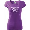 Cyklo trojuholník - Dámske tričko Pure - 2XL ( Fialová ) Cyklo trojuholník - Dámske tričko Pure - 2XL ( Fialová )