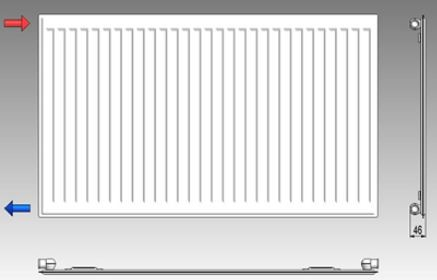 Korad Radiators 10K 900 X 400 mm